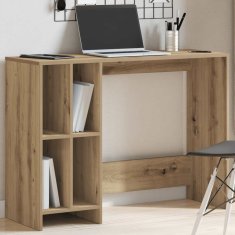 Vidaxl Pisalna miza artisan hrast 102,5x35x75 cm inženirski les