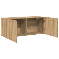 Vidaxl TV omarica za stensko montažo Artisan Oak 100x30x41 cm