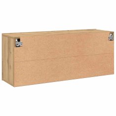 Vidaxl TV omarica za stensko montažo Artisan Oak 100x30x41 cm