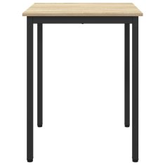 Vidaxl Jedilne mize 60 x 60 x 75 cm Inženirski les Sonoma hrast