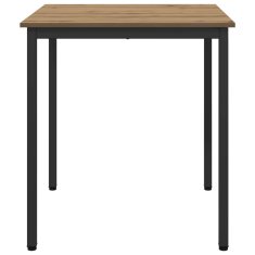 Vidaxl Jedilne mize 70 x 70 x 75 cm Inženirski les Artisan hrast