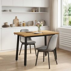 Vidaxl Kvadratna jedilna miza 90 x 55 x 75 cm Masiven les akacije