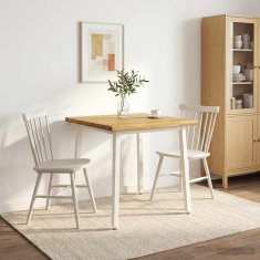 Vidaxl Kvadratna jedilna miza 80 x 80 x 75 cm Masiven les akacije