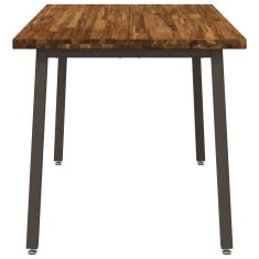 Vidaxl Kvadratna jedilna miza 120 x 80 x 75 cm Masiven les akacije