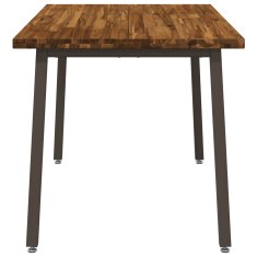 Vidaxl Kvadratna jedilna miza 120 x 90 x 75 cm Masiven les akacije