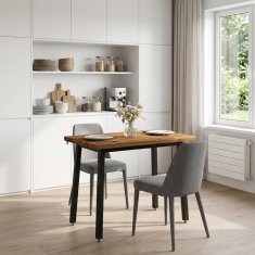 Vidaxl Kvadratna jedilna miza 90 x 55 x 75 cm Masiven les akacije