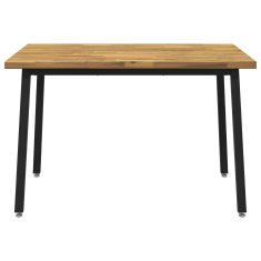 Vidaxl Kvadratna jedilna miza 120 x 70 x 75 cm Masiven les akacije