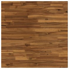 Vidaxl Kvadratna jedilna miza 80 x 80 x 75 cm Masiven les akacije