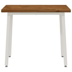 Vidaxl Kvadratna jedilna miza 90 x 55 x 75 cm Masiven les akacije