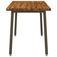 Vidaxl Kvadratna jedilna miza 120 x 70 x 75 cm Masiven les akacije