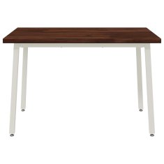 Vidaxl Kvadratna jedilna miza 120 x 70 x 75 cm Masiven les akacije