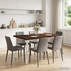Vidaxl Kvadratna jedilna miza 120 x 70 x 75 cm Masiven les akacije