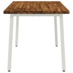 Vidaxl Kvadratna jedilna miza 120 x 80 x 75 cm Masiven les akacije