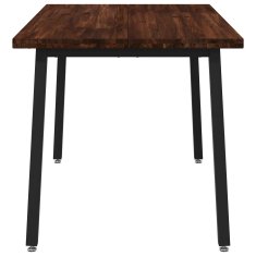 Vidaxl Kvadratna jedilna miza 120 x 80 x 75 cm Masiven les akacije