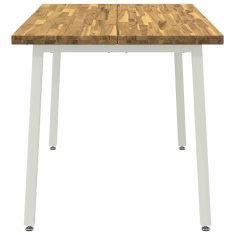 Vidaxl Kvadratna jedilna miza 120 x 80 x 75 cm Masiven les akacije