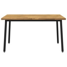Vidaxl Kvadratna jedilna miza 140 x 70 x 75 cm Masiven les akacije