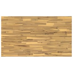 Vidaxl Kvadratna jedilna miza 140 x 70 x 75 cm Masiven les akacije