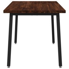 Vidaxl Kvadratna jedilna miza 120 x 90 x 75 cm Masiven les akacije