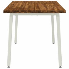 Vidaxl Kvadratna jedilna miza 120 x 90 x 75 cm Masiven les akacije