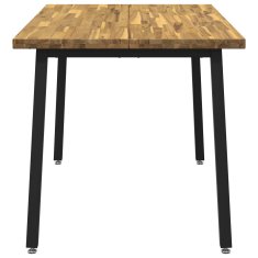 Vidaxl Kvadratna jedilna miza 120 x 90 x 75 cm Masiven les akacije