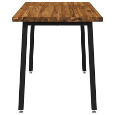 Vidaxl Kvadratna jedilna miza 120 x 70 x 75 cm Masiven les akacije