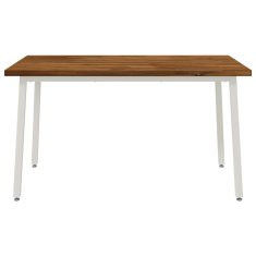 Vidaxl Kvadratna jedilna miza 140 x 70 x 75 cm Masiven les akacije