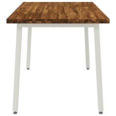 Vidaxl Kvadratna jedilna miza 140 x 70 x 75 cm Masiven les akacije