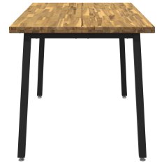 Vidaxl Kvadratna jedilna miza 140 x 70 x 75 cm Masiven les akacije