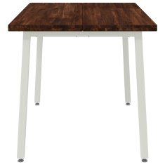 Vidaxl Kvadratna jedilna miza 120 x 90 x 75 cm Masiven les akacije