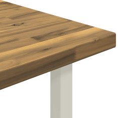 Vidaxl Kvadratna jedilna miza 160 x 70 x 75 cm Masiven les akacije
