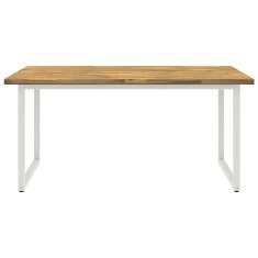 Vidaxl Kvadratna jedilna miza 160 x 70 x 75 cm Masiven les akacije