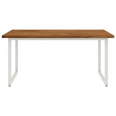 Vidaxl Kvadratna jedilna miza 160 x 70 x 75 cm Masiven les akacije