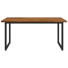 Vidaxl Kvadratna jedilna miza 160 x 70 x 75 cm Masiven les akacije