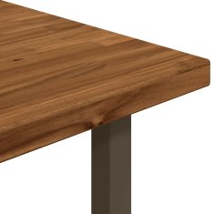 Vidaxl Kvadratna jedilna miza 160 x 70 x 75 cm Masiven les akacije