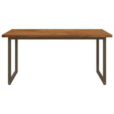 Vidaxl Kvadratna jedilna miza 160 x 70 x 75 cm Masiven les akacije