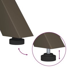 Vidaxl Kvadratna jedilna miza 80 x 80 x 75 cm Masiven les akacije
