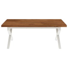 Vidaxl Kvadratna jedilna miza 120 x 90 x 75 cm Masiven les akacije