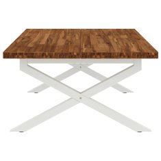 Vidaxl Kvadratna jedilna miza 120 x 90 x 75 cm Masiven les akacije