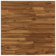 Vidaxl Kvadratna jedilna miza 80 x 80 x 75 cm Masiven les akacije