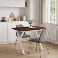 Vidaxl Kvadratna jedilna miza 90 x 55 x 75 cm Masiven les akacije