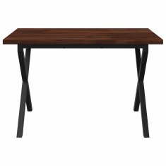 Vidaxl Kvadratna jedilna miza 120 x 70 x 75 cm Masiven les akacije