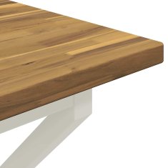 Vidaxl Kvadratna jedilna miza 80 x 80 x 75 cm Masiven les akacije