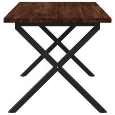 Vidaxl Kvadratna jedilna miza 120 x 70 x 75 cm Masiven les akacije