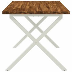 Vidaxl Kvadratna jedilna miza 120 x 70 x 75 cm Masiven les akacije