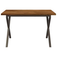 Vidaxl Kvadratna jedilna miza 120 x 80 x 75 cm Masiven les akacije