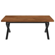 Vidaxl Kvadratna jedilna miza 120 x 90 x 75 cm Masiven les akacije