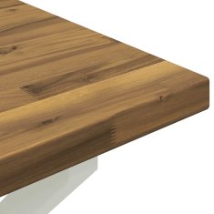 Vidaxl Kvadratna jedilna miza 120 x 70 x 75 cm Masiven les akacije