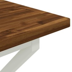 Vidaxl Kvadratna jedilna miza 80 x 80 x 75 cm Masiven les akacije