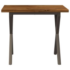 Vidaxl Kvadratna jedilna miza 90 x 55 x 75 cm Masiven les akacije