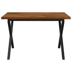 Vidaxl Kvadratna jedilna miza 120 x 80 x 75 cm Masiven les akacije
